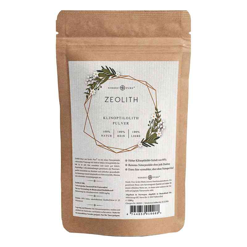 Zeolith Pulver 95% Klinoptilolith Nordic Pure - nur für Tiere 1000 g von Mediakos GmbH PZN 20095008