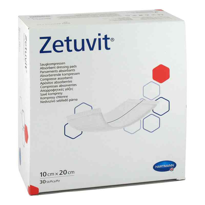 Zetuvit Saugkompressen 10x20 cm unsteril 30 stk von B2B Medical GmbH PZN 12559741