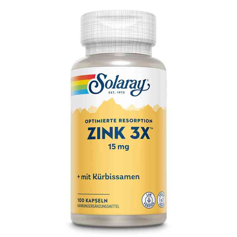 Zink 3x 15mg 100 stk von Supplementa GmbH PZN 17255193