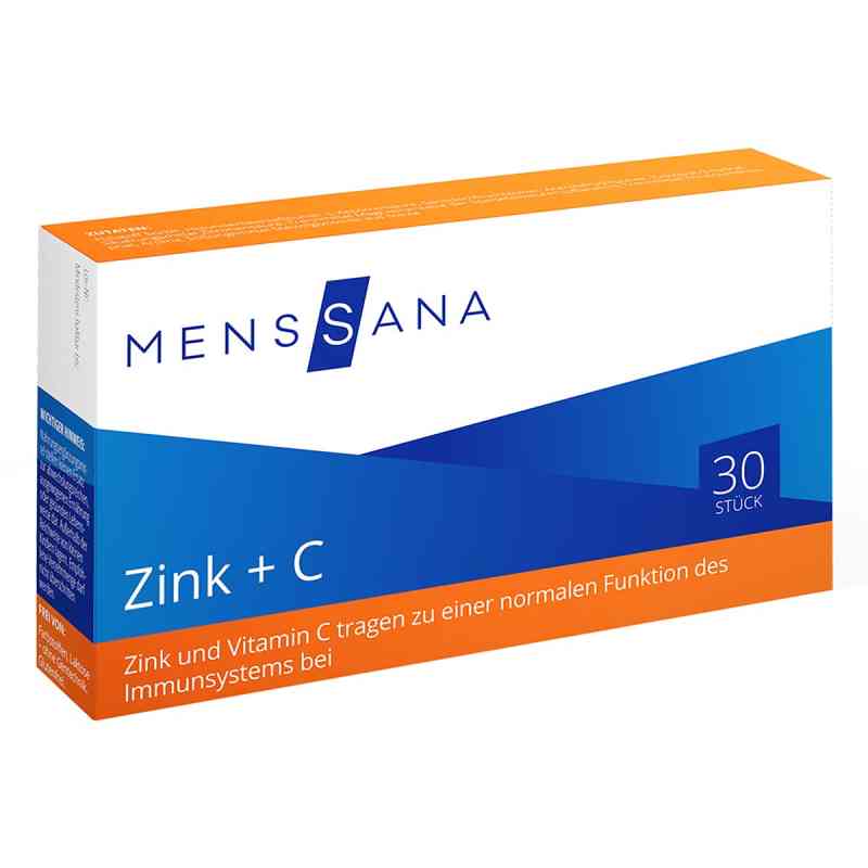 Zink+C MensSana Lutschtabletten 30 stk von MensSana AG PZN 09486300