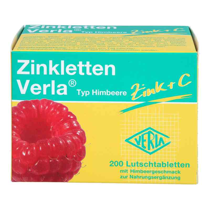 Zinkletten Verla Himbeere Lutschtabletten 200 stk von Verla-Pharm Arzneimittel GmbH & Co. KG PZN 18813413
