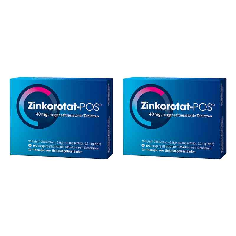 Zinkorotat Pos Magensaftresistente Tabletten 2x100 stk von URSAPHARM Arzneimittel GmbH PZN 08106235