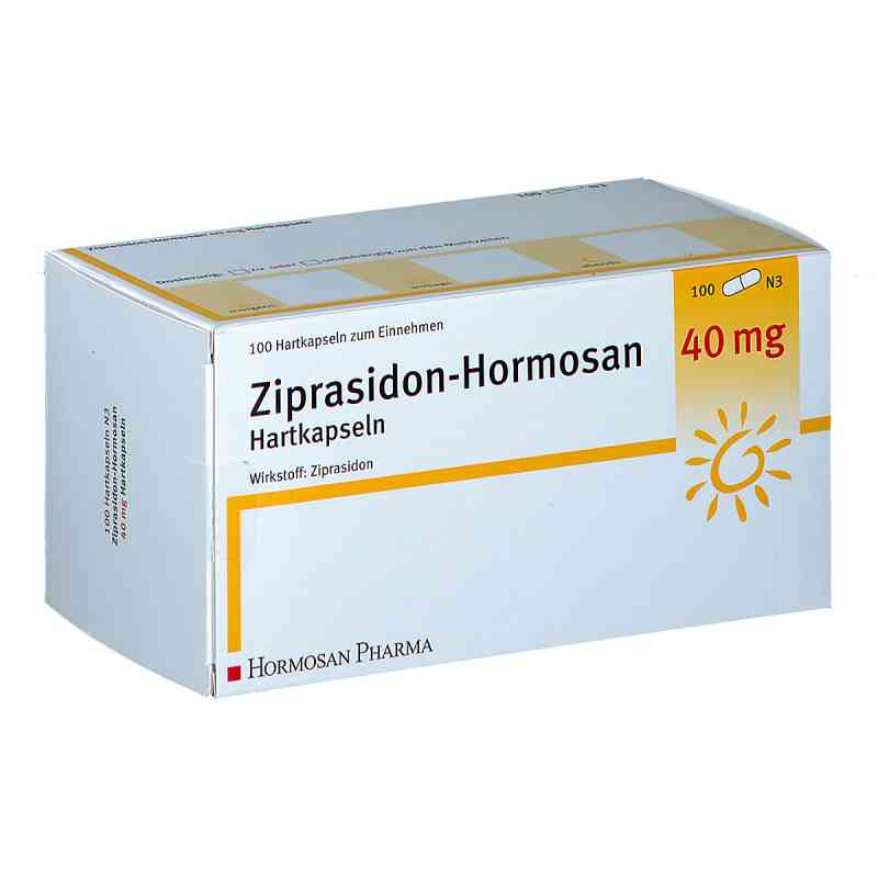 Ziprasidon Hormosan 40 mg Hartkapseln 100 stk von HORMOSAN Pharma GmbH PZN 01154596