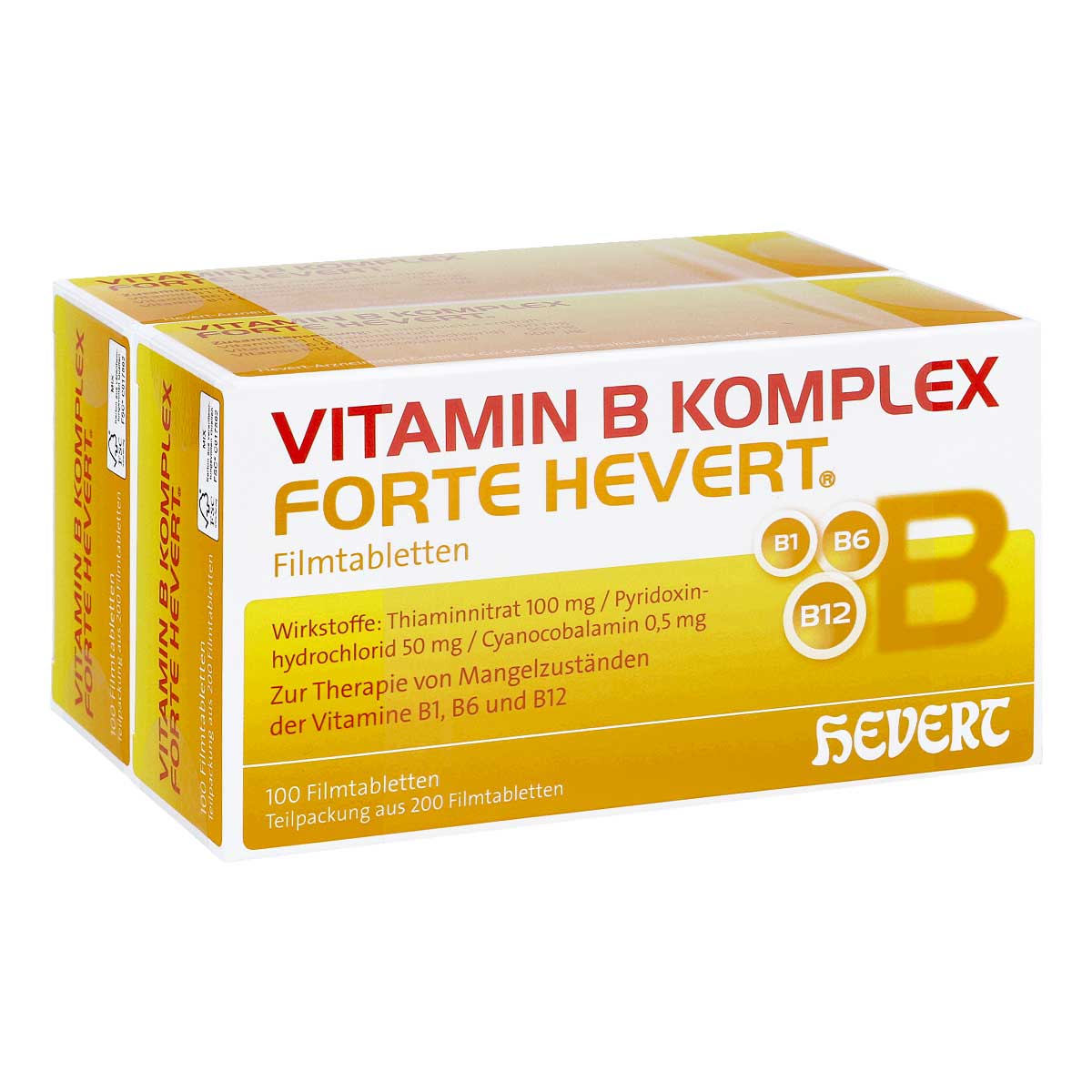Vitamin B Komplex forte Hevert Tabletten 200stk PZN 05003960 eBay
