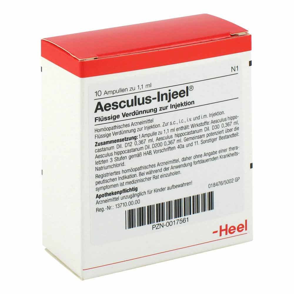 Biologische Heilmittel Heel GmbH Aesculus Injeel Ampullen 00017561