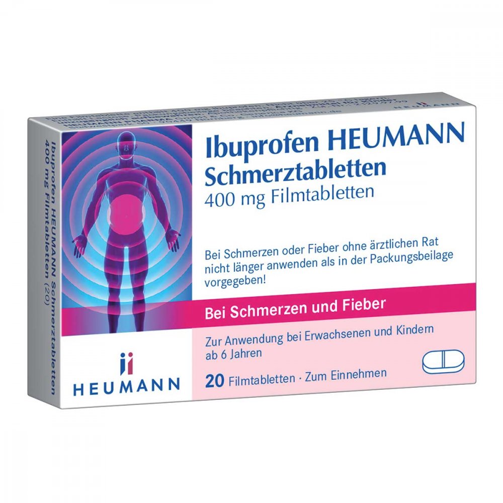 Ibuprofen Heumann Schmerztabletten 400mg 20 stk