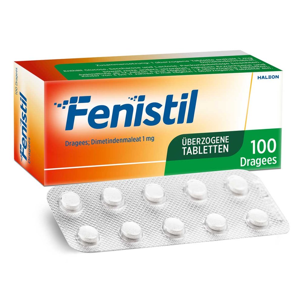 Fenistil Dragees, Dimetindenmaleat 1 mg/Tabl., Antiallergikum