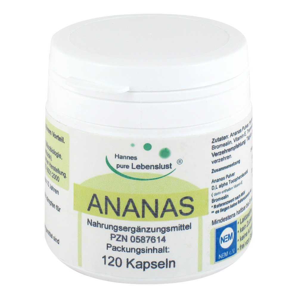 G & M Naturwaren Import GmbH & Co. KG Ananas Enzyme Kapseln 00587614