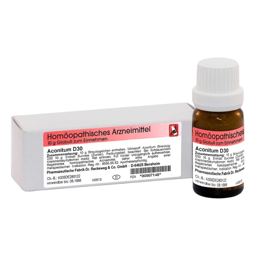 Dr.RECKEWEG & Co. GmbH Aconitum D30 Globuli 00907148