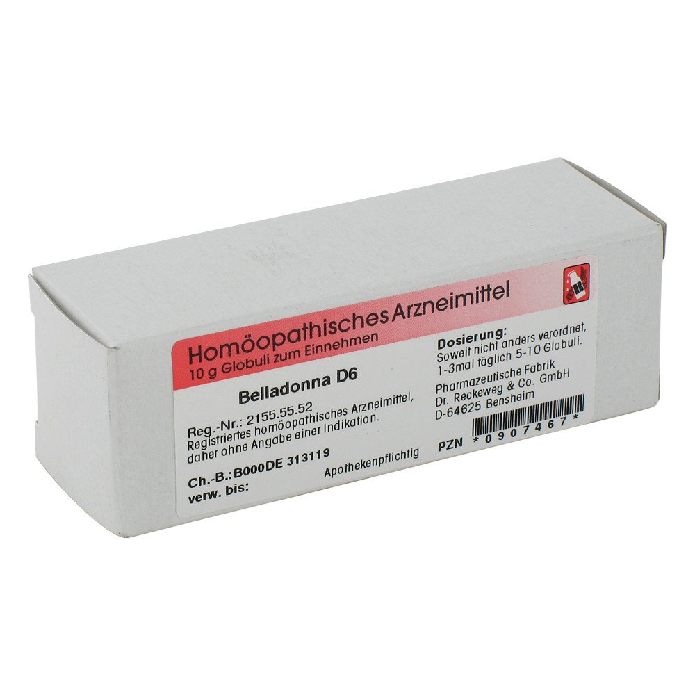 Dr.RECKEWEG & Co. GmbH Belladonna D6 Globuli 00907467