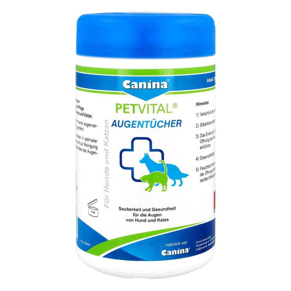 Canina pharma GmbH Petvital Feuchttücher für Augen 00969669