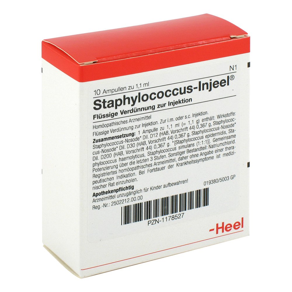 Biologische Heilmittel Heel GmbH Staphylococcus Injeel Ampullen 01178527