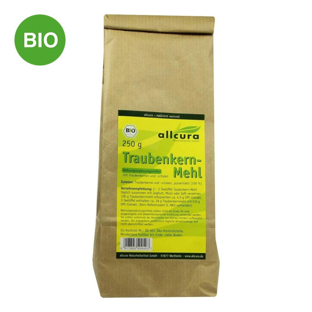 allcura Naturheilmittel GmbH Traubenkernmehl 01325230