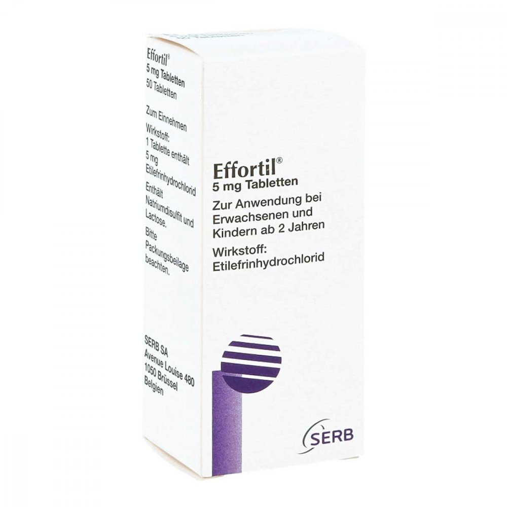SERB SA Effortil Tabletten bei niedrigem Blutdruck & Kreislaufstörungen 01327387