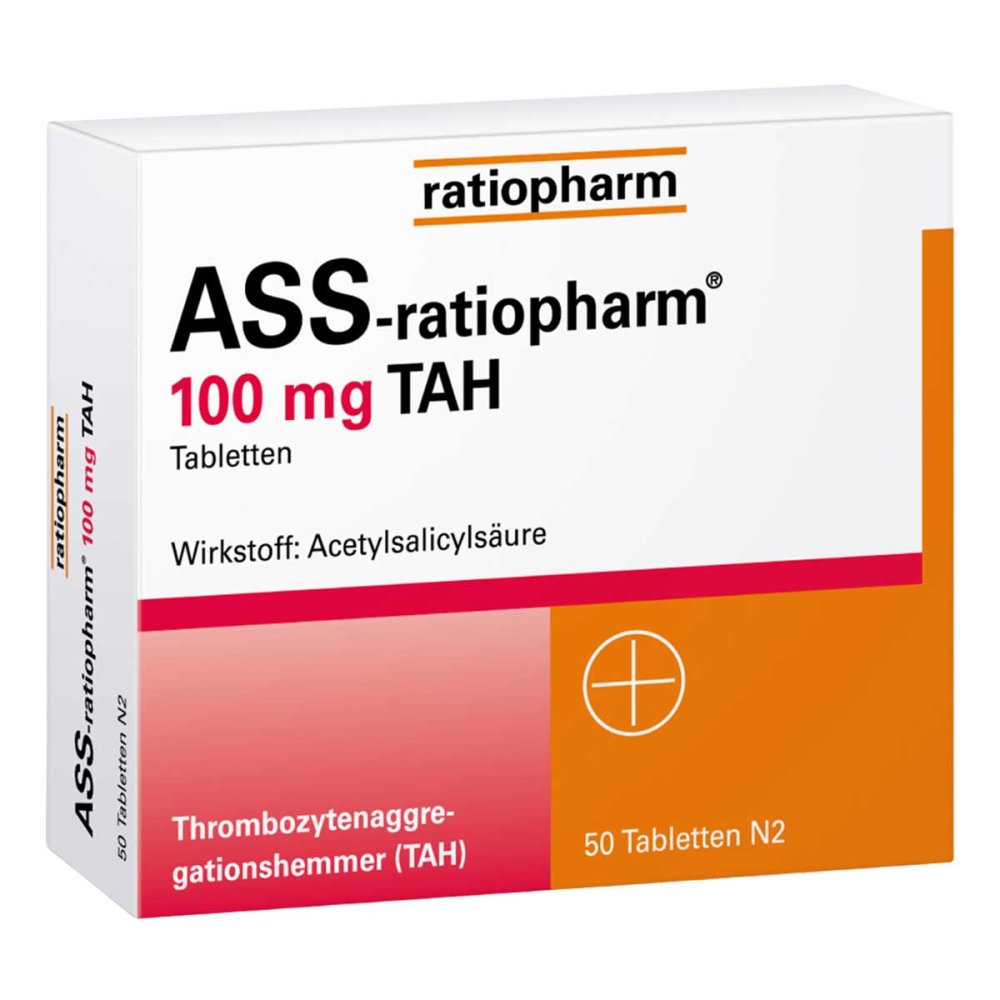 ratiopharm GmbH ASS-ratiopharm 100 mg TAH 01343682