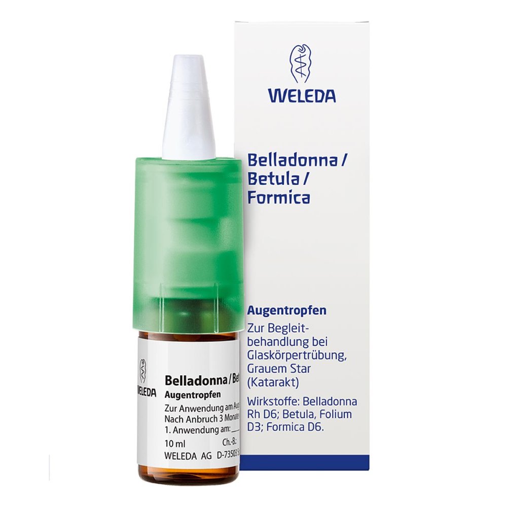 WELEDA AG Belladonna/betula/formica Augentropfen 01572307