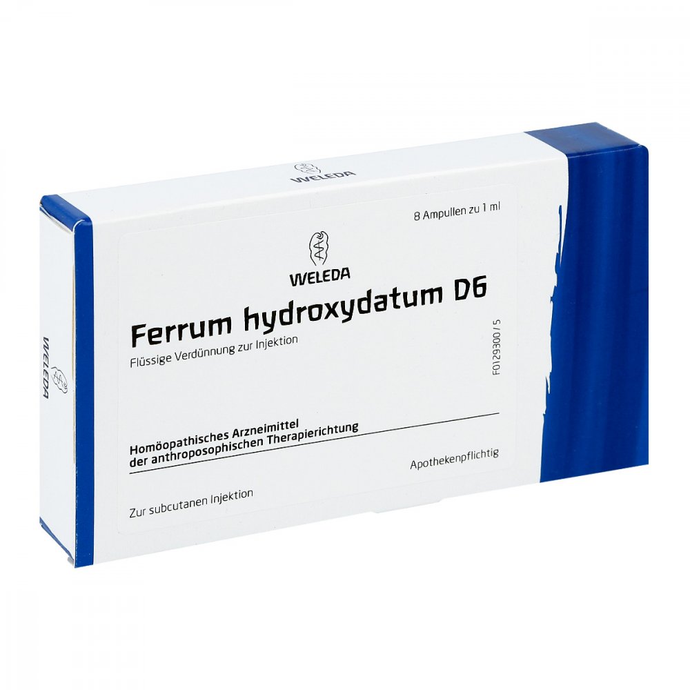 WELEDA AG Ferrum Hydroxydatum D6 Ampullen 01621980