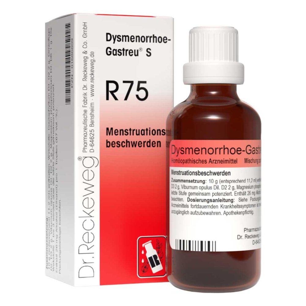 Dr.RECKEWEG & Co. GmbH Dysmenorrhoe-Gastreu S R75 01686809