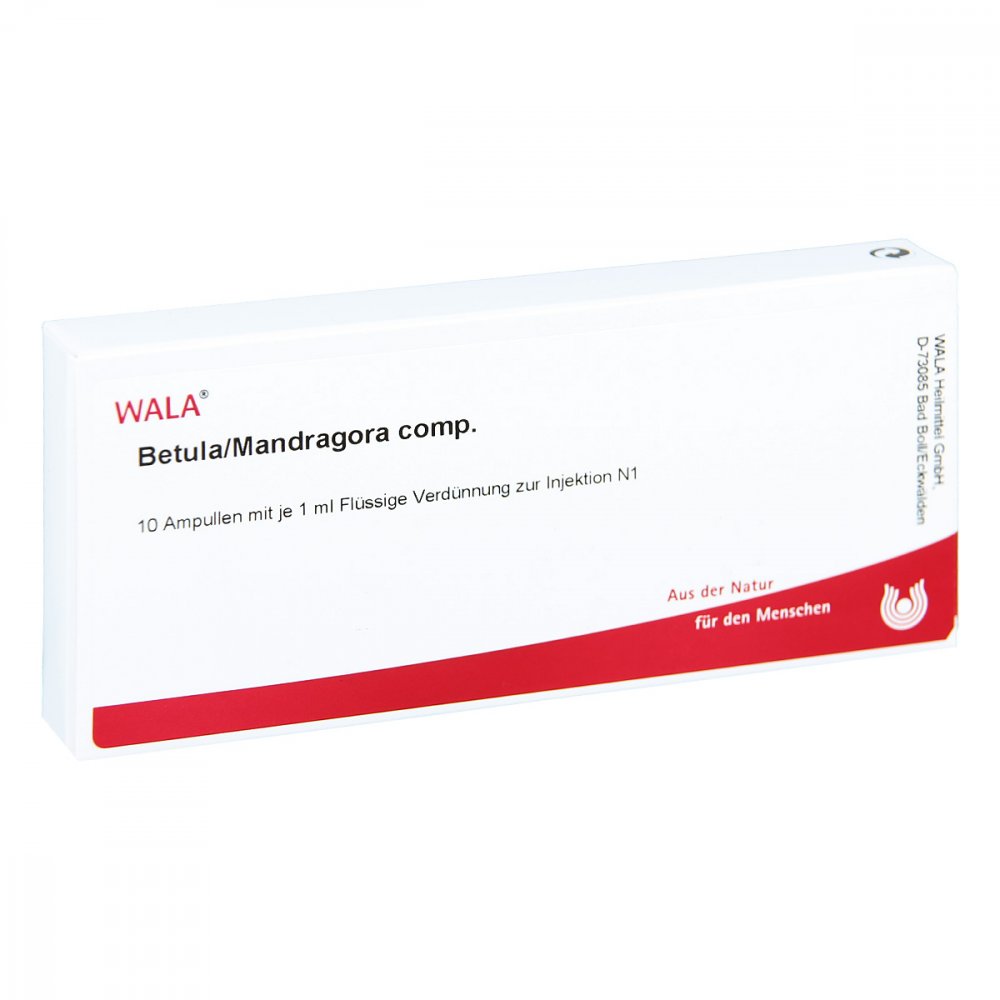 WALA Heilmittel GmbH Betula/mandragora Comp. Ampullen 01751004