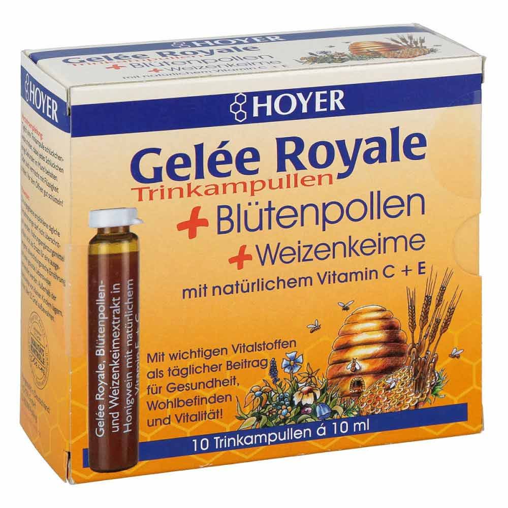 HOYER GmbH Hoyer Gelee Roy.+blütenpol.+weizenk. Trinkampullen 02002753