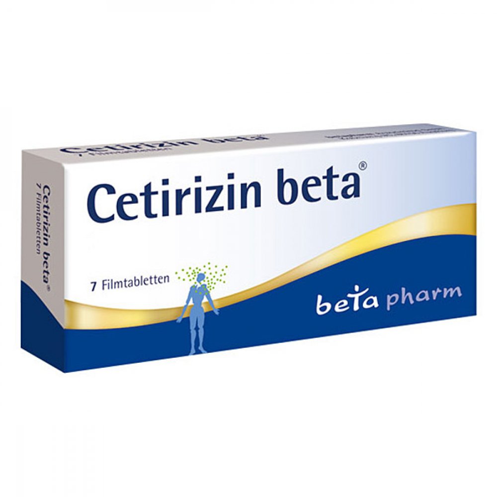 betapharm Arzneimittel GmbH Cetirizin beta 02156858