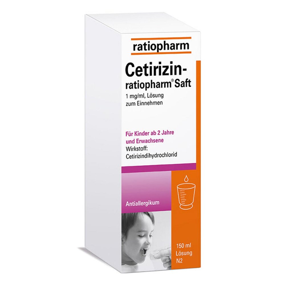 ratiopharm GmbH Cetirizin ratiopharm Saft 02191091