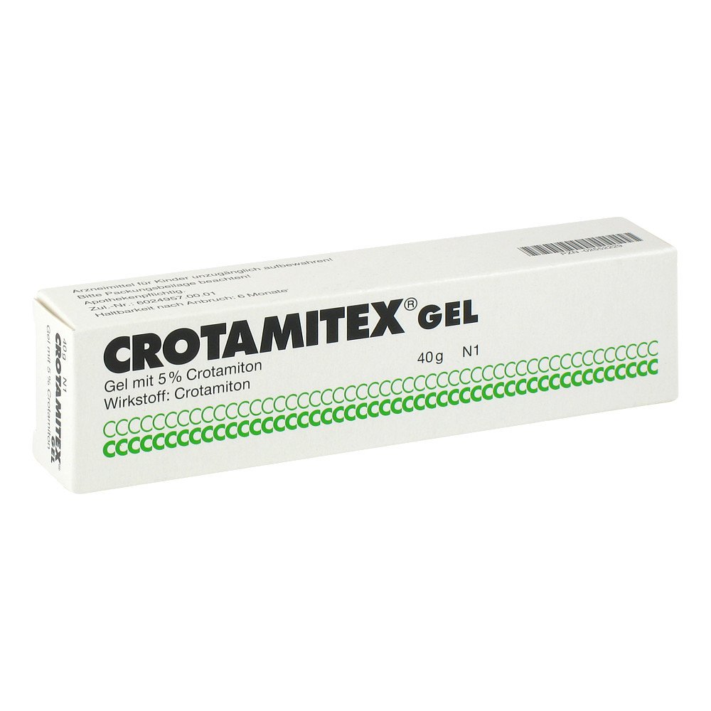 gepepharm GmbH Crotamitex Gel zur Krätze Behandlung 02552229