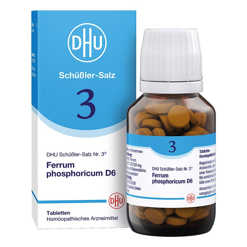 DHU-Arzneimittel GmbH & Co. KG DHU Schüßler-Salz Nummer 3 Ferrum phosphoricum D6 Tabletten 02580473