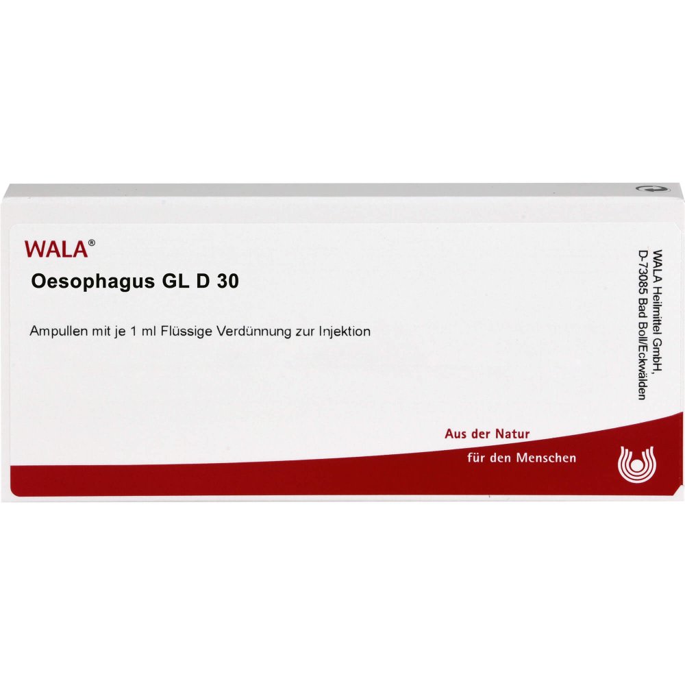 WALA Heilmittel GmbH Oesophagus Gl D30 Ampullen 02944308