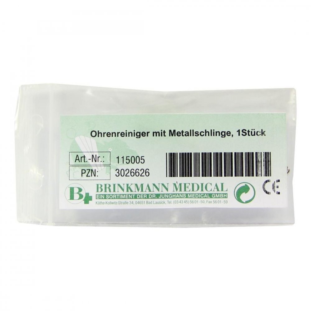 Brinkmann Medical ein Unternehmen der Dr. Junghans Ohrenreiniger mit Metallschlinge 03026626