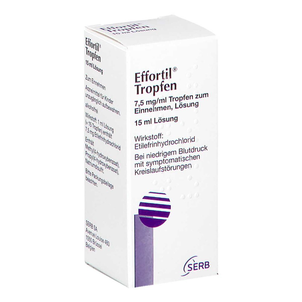 SERB SA Effortil Tropfen bei niedrigem Blutdruck und Kreislaufstörungen 03194795