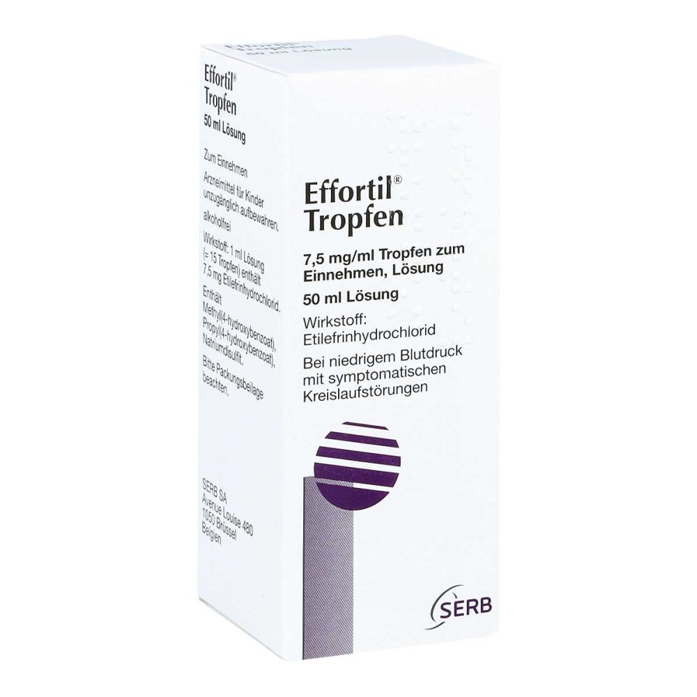 SERB SA Effortil Tropfen bei niedrigem Blutdruck und Kreislaufstörungen 03194826