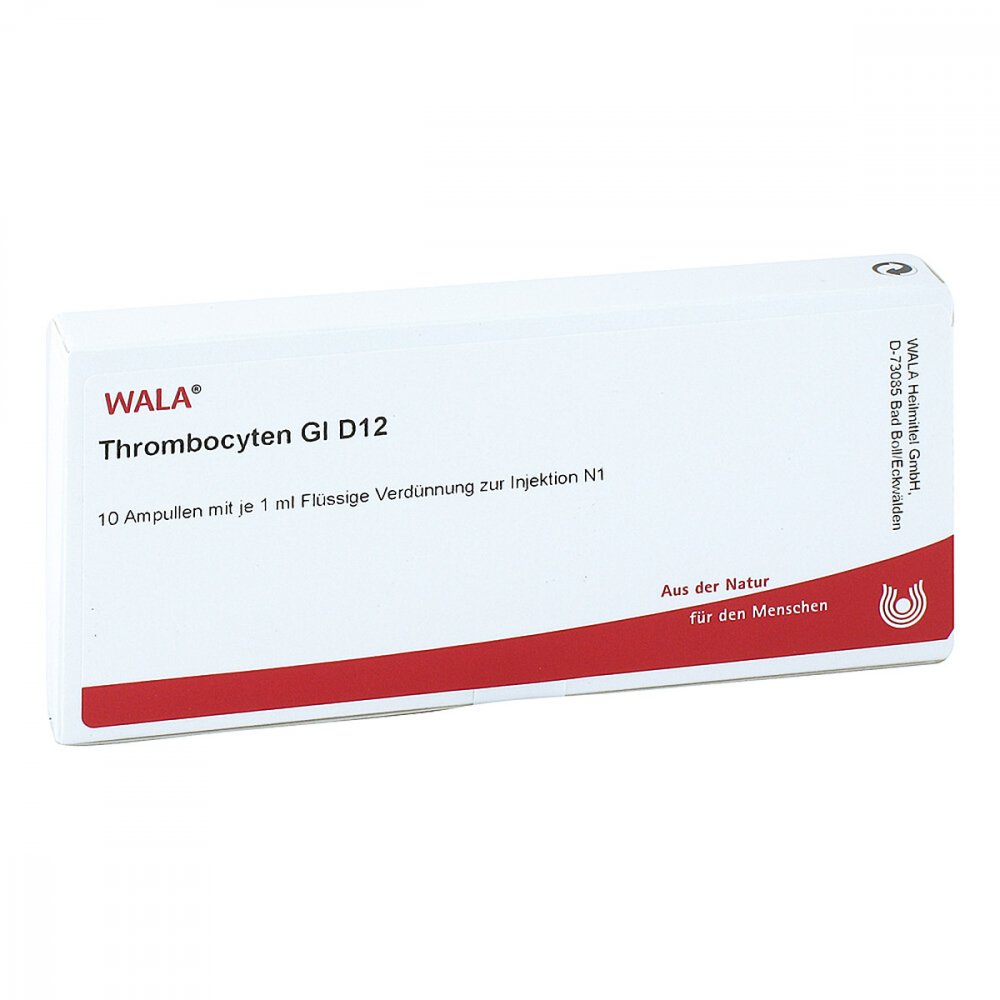 WALA Heilmittel GmbH Thrombocyten Gl D12 Ampullen 03353905