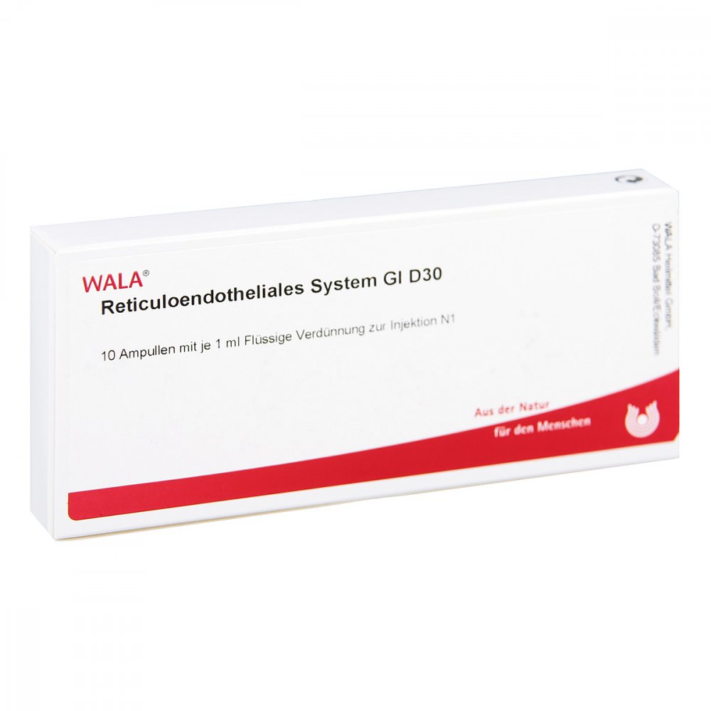 WALA Heilmittel GmbH Reticuloendotheliales Sys. Gl D30 Ampullen 03354253