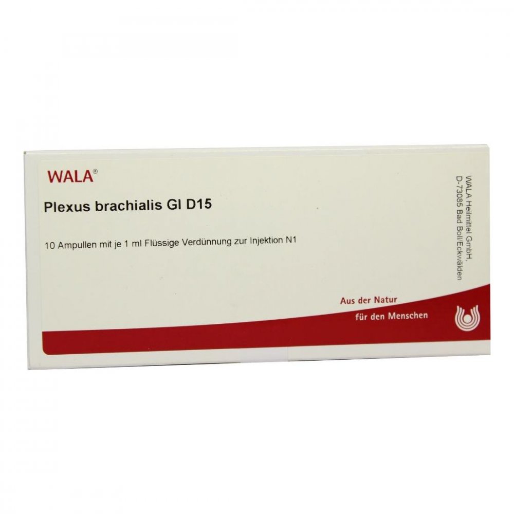 WALA Heilmittel GmbH Plexus Brachialis Gl D15 Ampullen 03355086