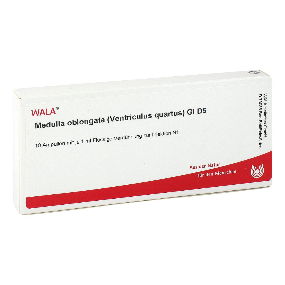 WALA Heilmittel GmbH Medulla Oblongata Ven.qu.gl D5 Ampullen 03356660