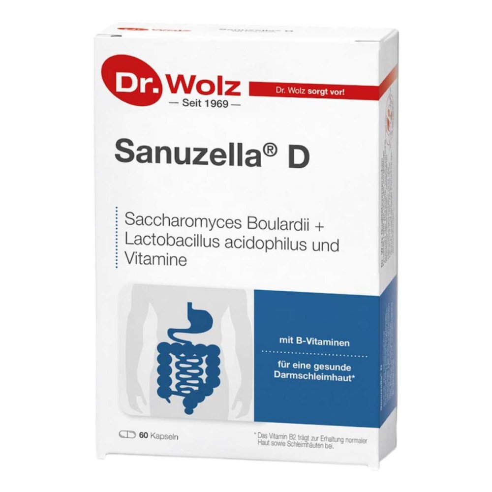 Dr. Wolz Zell GmbH Sanuzella D Zellulose Kapseln 03525068