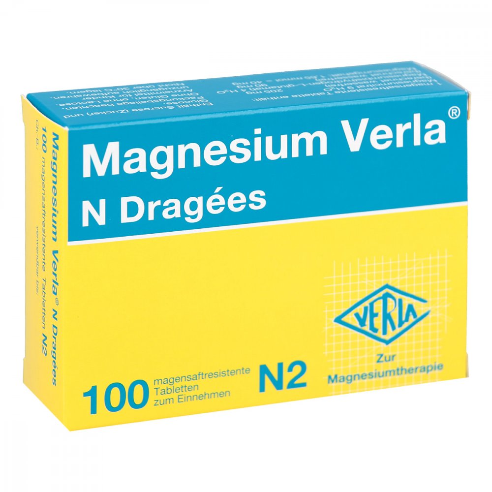 Verla-Pharm Arzneimittel GmbH & Co. KG Magnesium Verla N Dragees 03554934