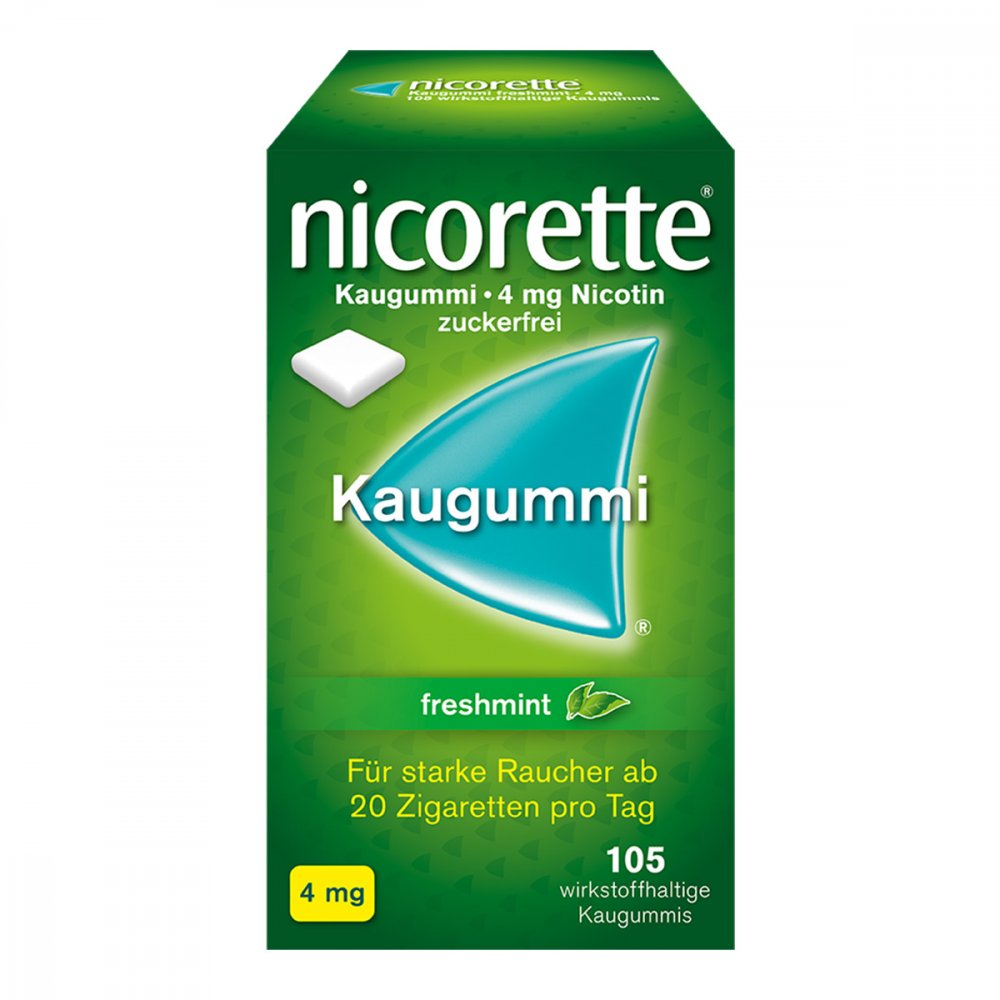 Kenvue Germany GmbH (OTC) nicorette® Kaugummi 4 mg freshmint 03643454