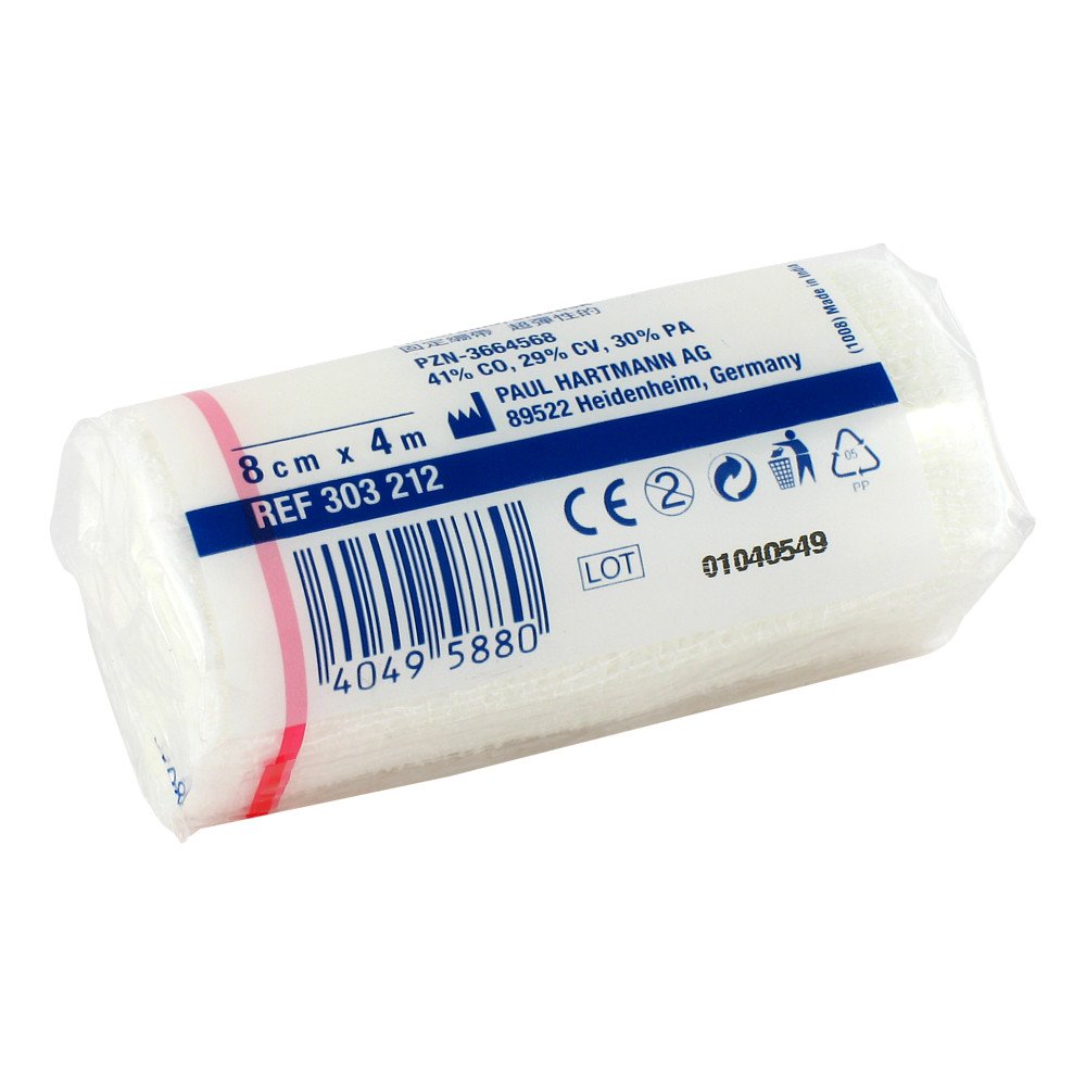 PAUL HARTMANN AG Peha Crepp Fixierbinde 8 cmx4 m 03664568