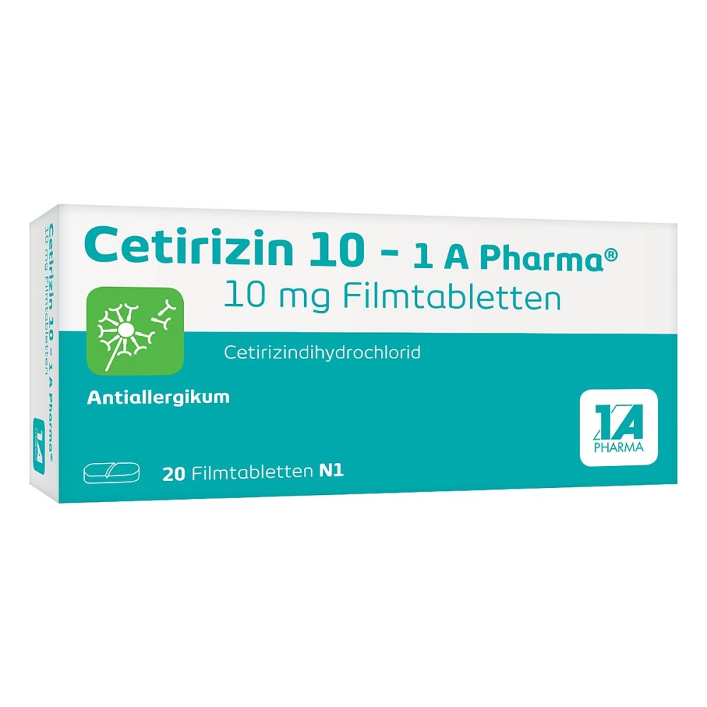 Cetirizin 10 - 1 A PharmaÂ® Filmtabletten