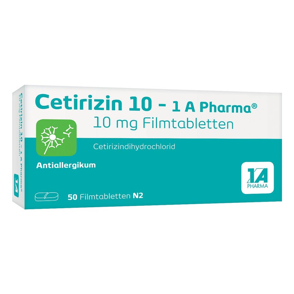 Cetirizin 10 - 1 A PharmaÂ® Filmtabletten