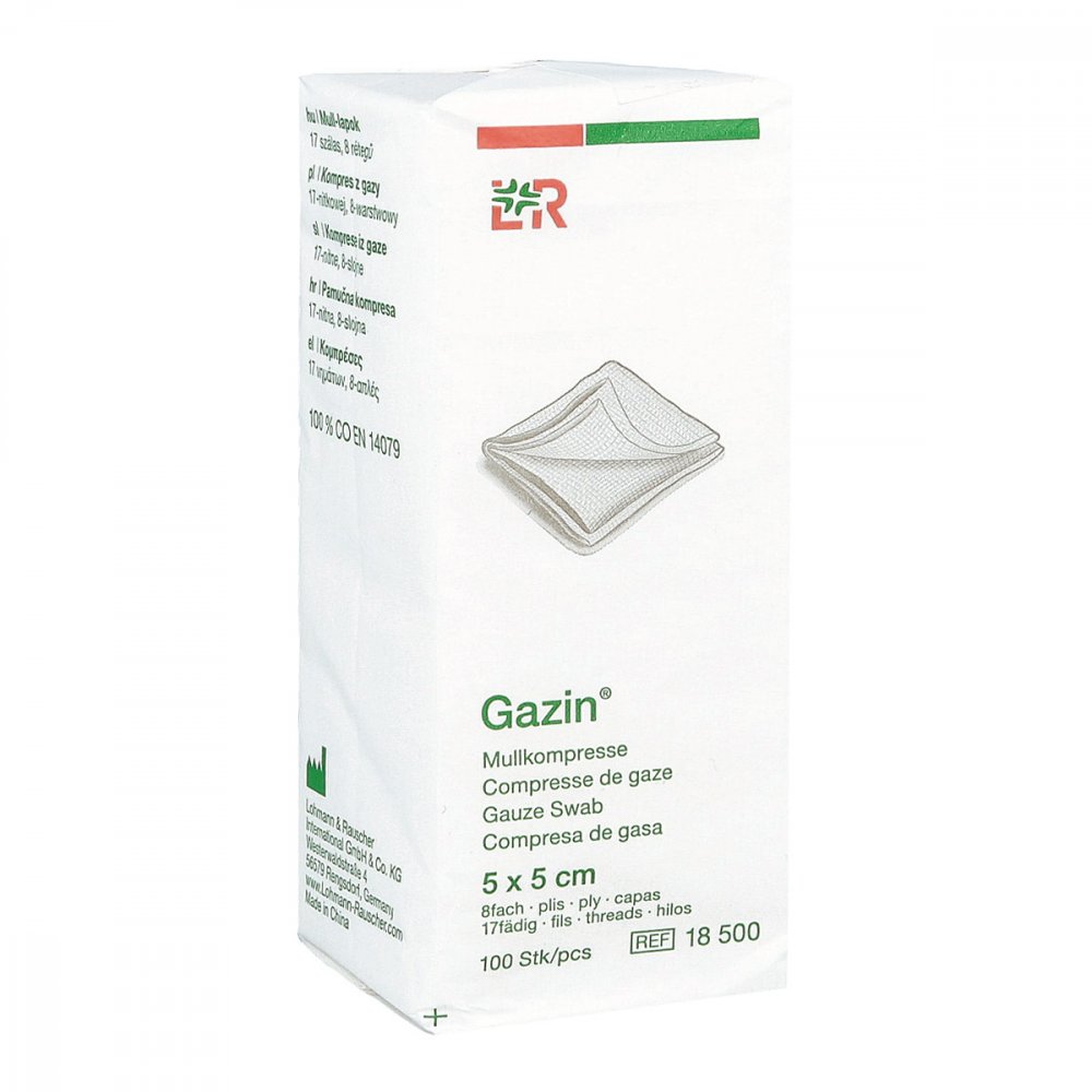 Lohmann & Rauscher GmbH & Co.KG Gazin Op Kompressen 5x5cm 8fach 03959358