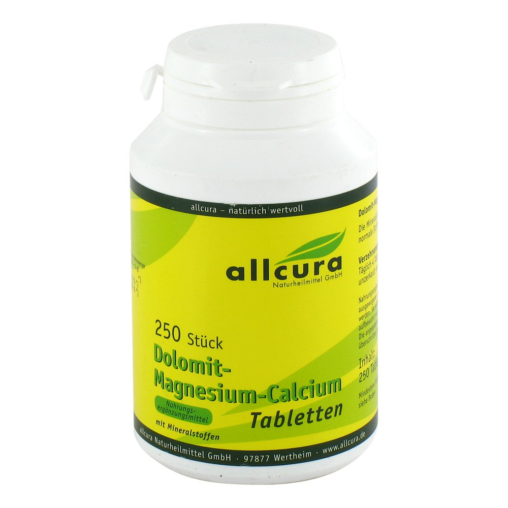 allcura Naturheilmittel GmbH Dolomit Magnesium Calcium Tabletten 03994923