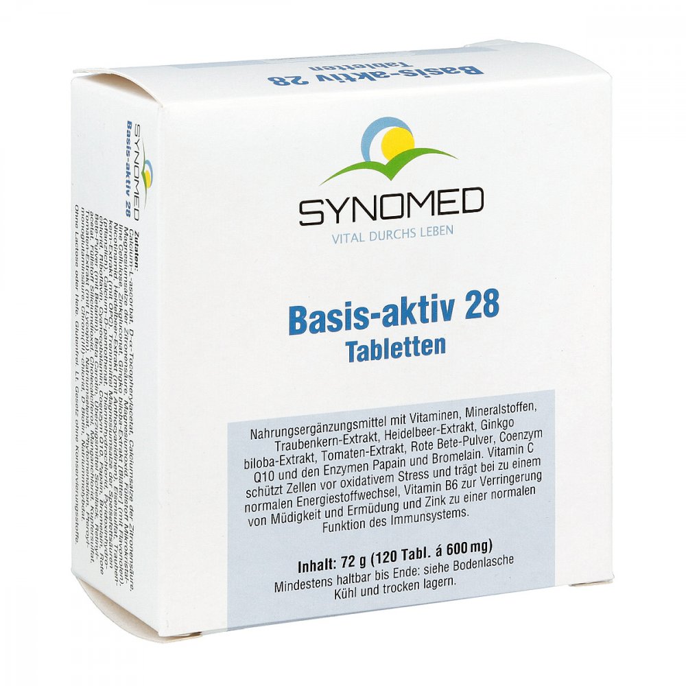 Synomed GmbH Basis Aktiv 28 Tabletten 04080496
