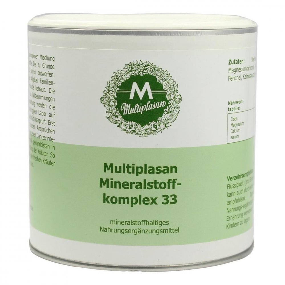 Plantatrakt GmbH Multiplasan Mineralstoffkomplex 33 Pulver 04155484