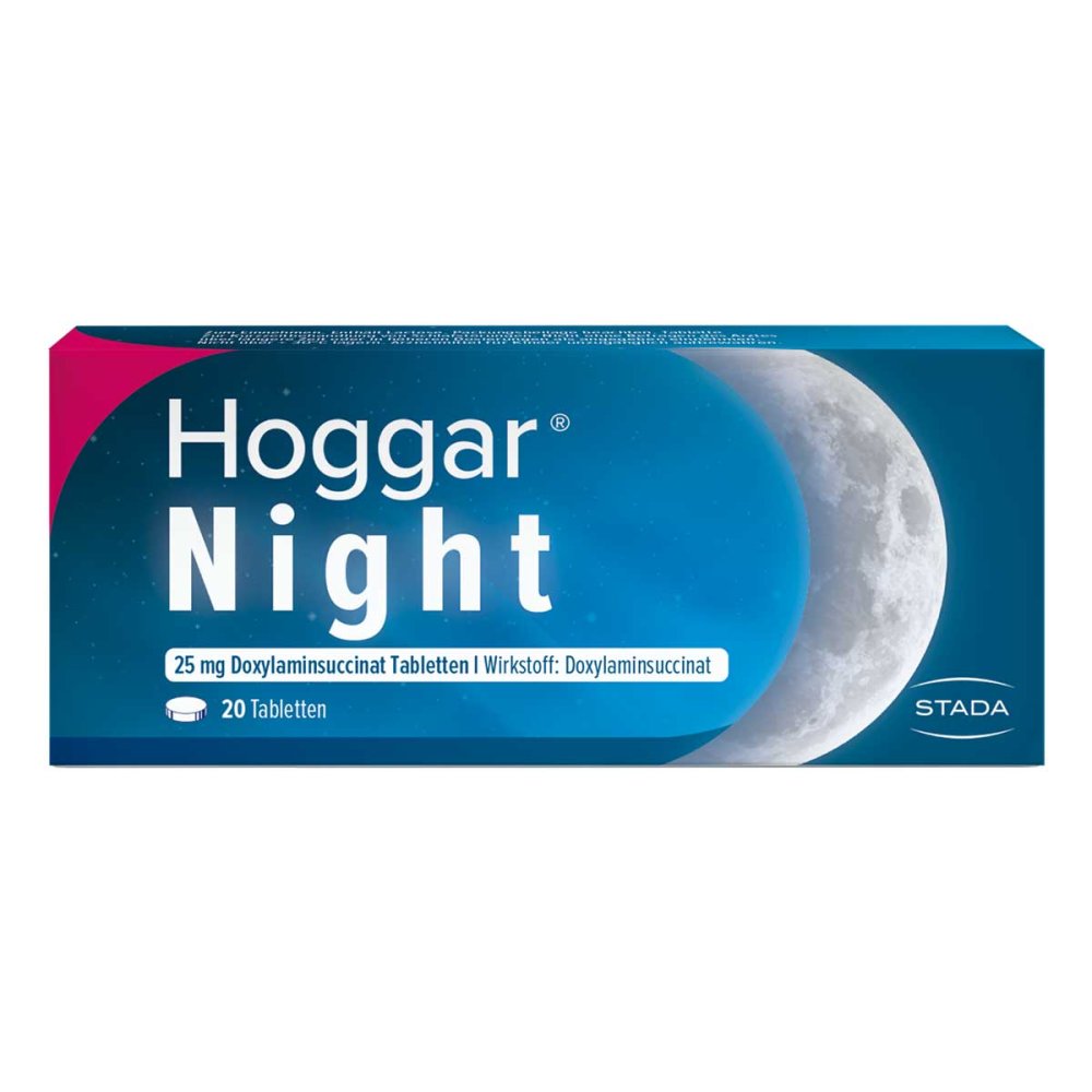 Hoggar Night 25 mg Doxylamin Schlaftabletten