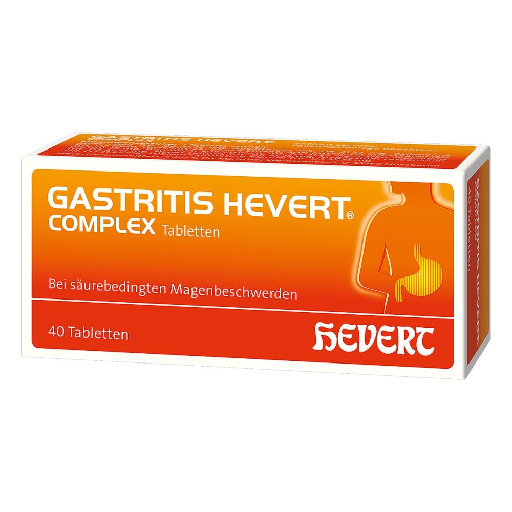 Gastritis Hevert Complex Tabletten 40 stk online günstig kaufen