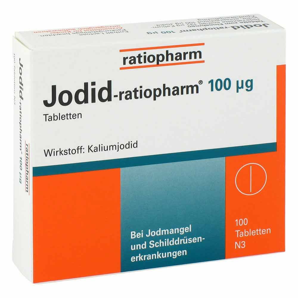 ratiopharm GmbH Jodid / Kaliumiodid ratiopharm 100μg 04619156