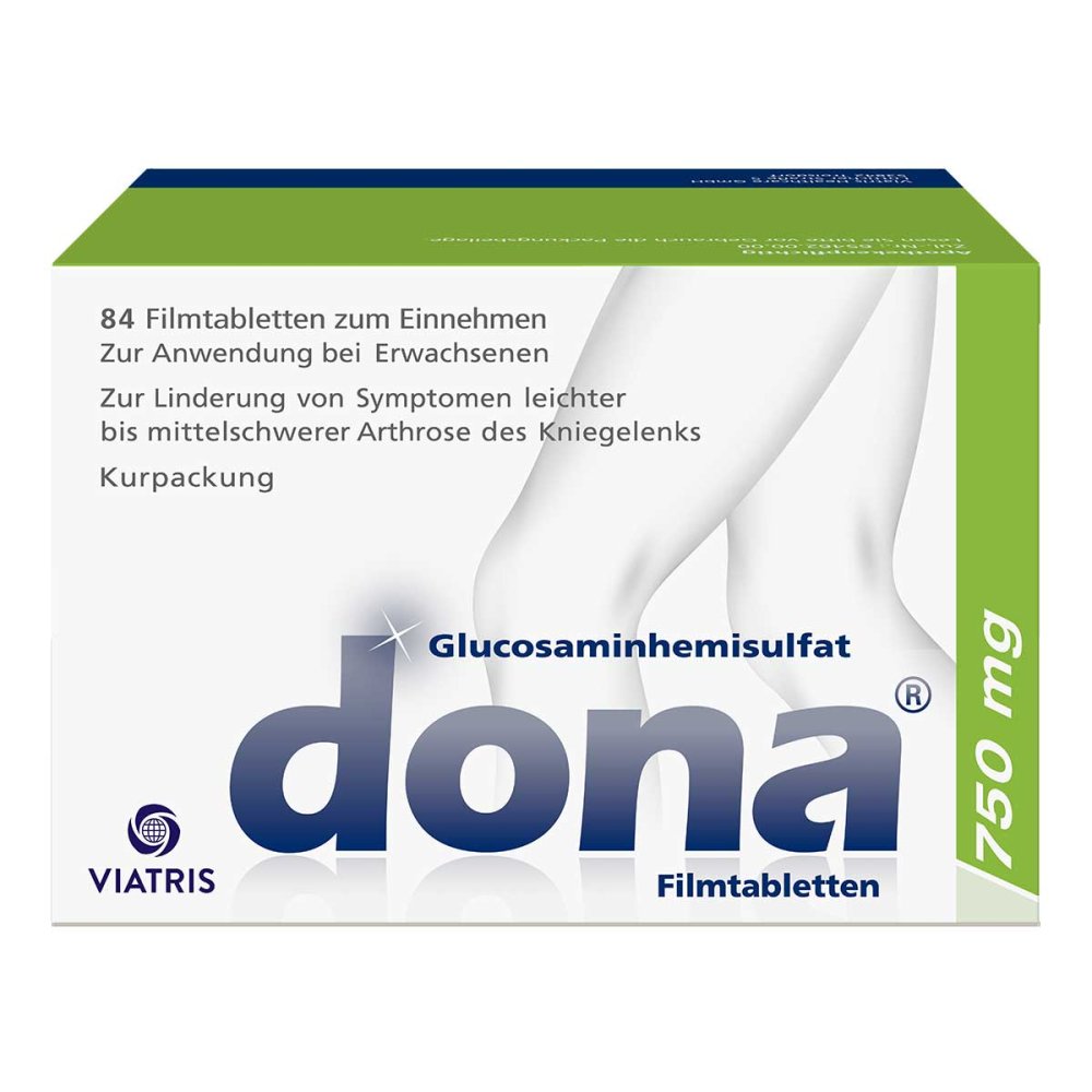Dona 750 mg: Kniearznei bei Arthrose, hochdosiertes Glucosamin 04629769